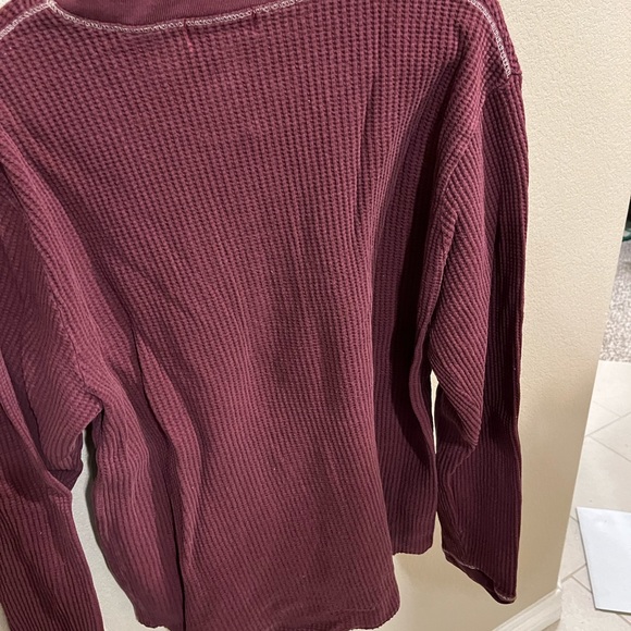 Gap Men's sweater size Xxl long sleeve cardigan sweater  Maroon - Picture 3 of 6